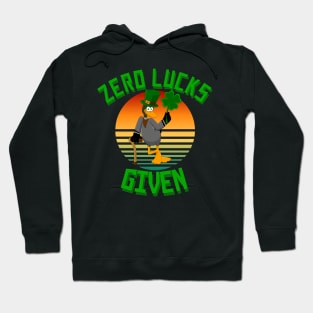 Zero Lucks Given Funny St Patricks Day Hoodie